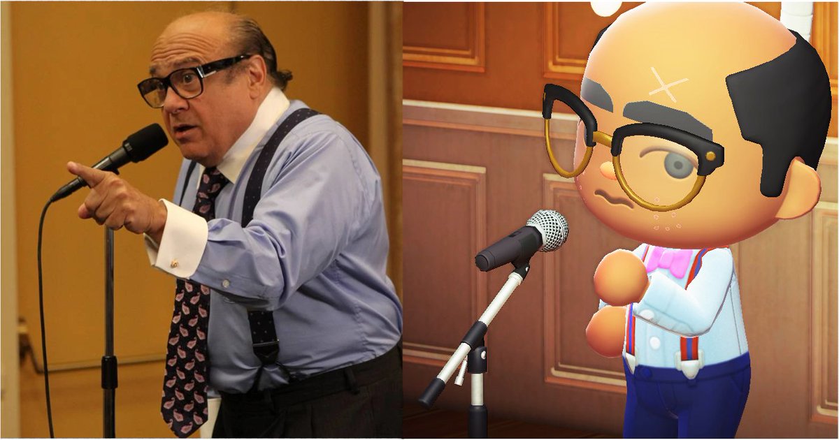 Daddy_Fat_Cake's tweet photo. Same energy @DannyDeVito &amp; #ACNH https://t.co/MAII9KZ3qH