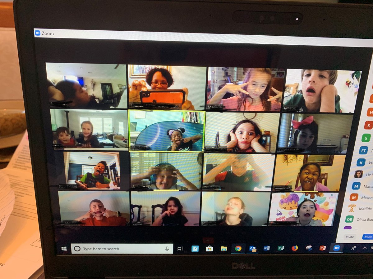 I got a chance to Zoom with these amazing 2nd graders! We chatted about books, riding our bicycles, and we even got in some math strategies too! Miss these kiddos! #WatchUsBloomAtALB @jillian829 <a href="/ALBurrussEle/">ALBurrussEle</a> <a href="/carwal/">Carla Wallace</a> <a href="/KellyHobby/">Kelly Hobby</a>