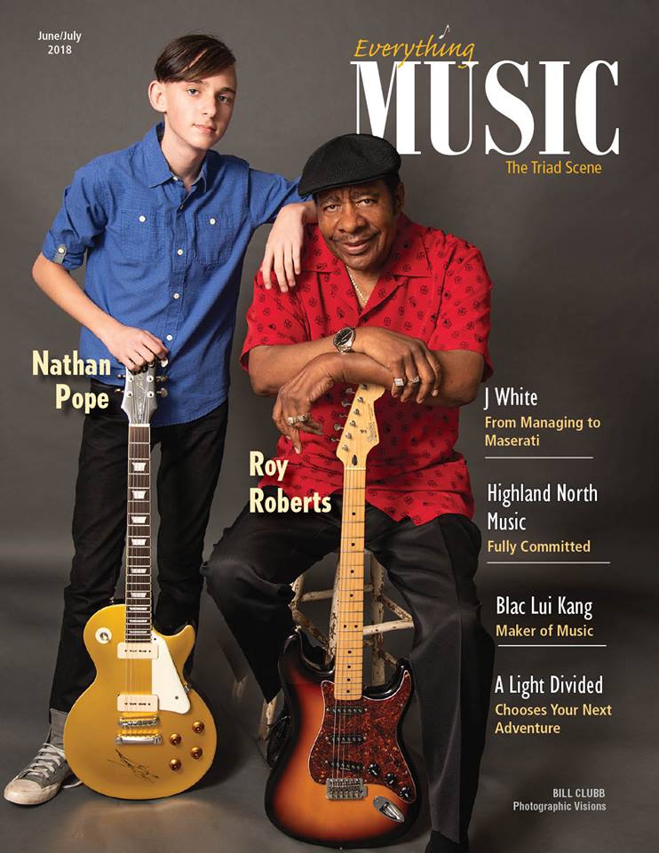 CassieJFox's tweet photo. #TBT 2018 Big Thanks To Stephen Lacivita For this Great Cover in our local music press "Everything Music" #RoyRoberts #SouthernCharm #NathanPope #TheCover #EverythingMusic https://t.co/l0OrhMyftz