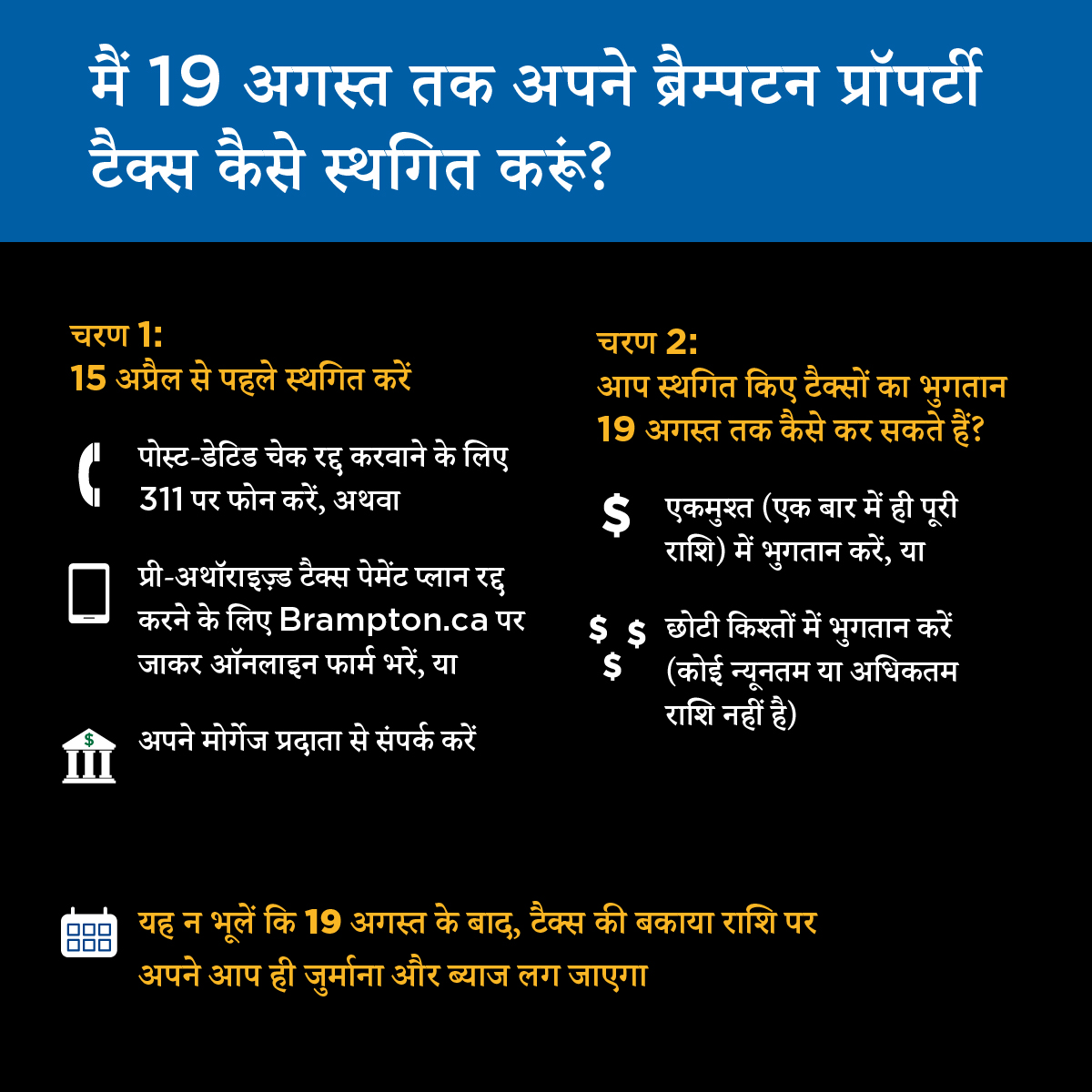 City of Brampton on Twitter "And here is what you need to do