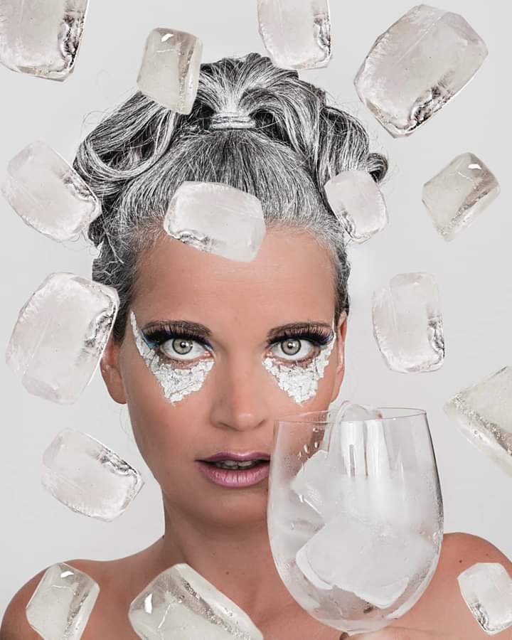 Ice Blocks portrait. Lockdown day 19. #creativeportraits  #portrait #ice #foodselfiequeen #Food #foodie keeping myself entertained at home
 #StayHomeSaveLives