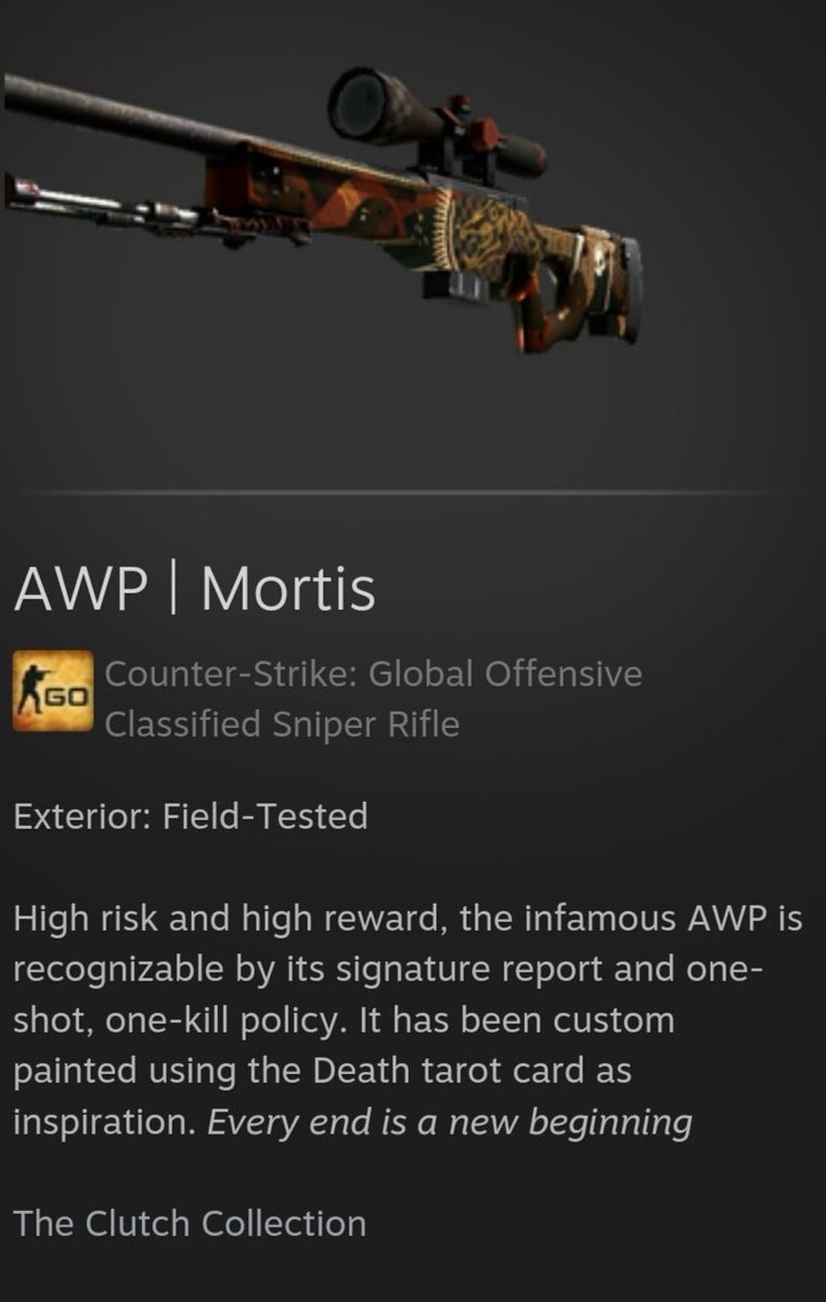 🔥 NEW #CSGOGIVEAWAY 🔥
🎁 AWP MORTIS FT 🎁
🌍 To enter:
✔ - RT
✔ - Follow <a href="/GiveawaysMemme/">🎁 GiveawaysMemme | CS:GO Giveaways! 🎁</a> &amp; <a href="/ninja_is_real/">Valkyrine</a>
✔ - Tag 2 friends

Rolling in 24 hours! 🍀

#giveaway #csgo #vgo #VGOGiveaway #skins #GiveawayAlert #free #freebie #csgo #bitcoin