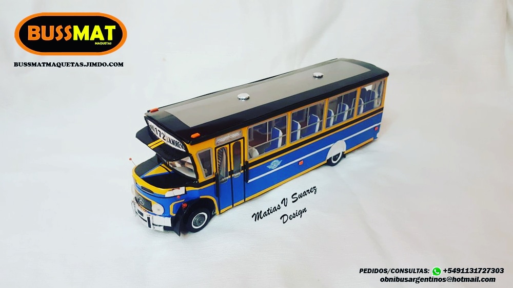 BUSSMATmaquetas's tweet photo. Maqueta Linea 172 La Cabaña 1114😍

Escala 1/32

Whatsapp📲+5491131727303

#LaCabaña #Linea172 #MB1114 #Maquetas1114 #Bussmat #MatiasVSuarezDesign #colectivo #Retorbondi #bondi #clubfamososmendocinos #clubamigosdelbondi #clubfamososdebsas #LaCabañasa https://t.co/Y1S02KaqhS