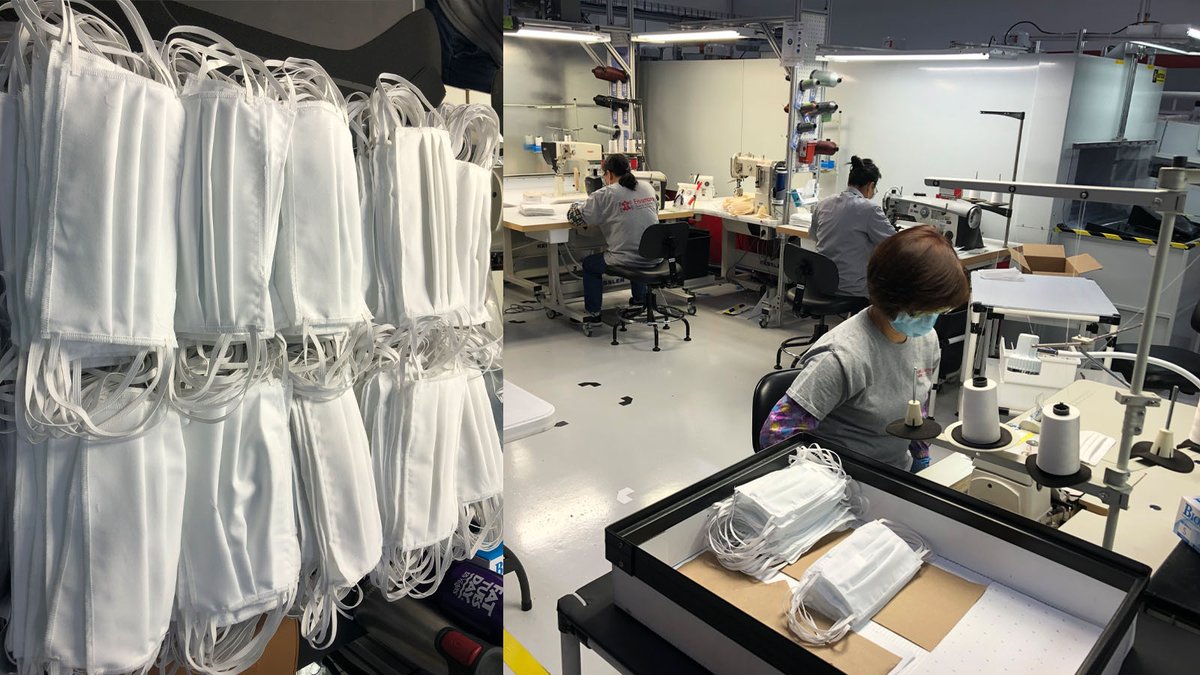 DetroitRegional's tweet image. At this difficult time, many St. Clair County companies are answering the call to defeat the #coronavirus, and Eissmann Group Automotive is a great example. Utilizing their expertise in industrial sewing, they are producing much-needed masks for frontline healthcare workers.