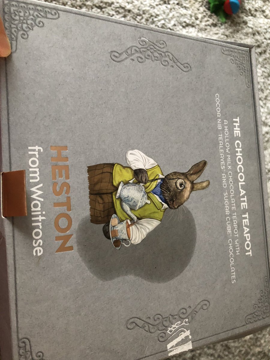 vickic1984's tweet photo. @waitrose I’m really enjoying the Heston Chocolate Teapot my partner got me for Easter. It’s a real shame he hid it in the car on hot weekend! 😂 https://t.co/N1txkj2XN6
