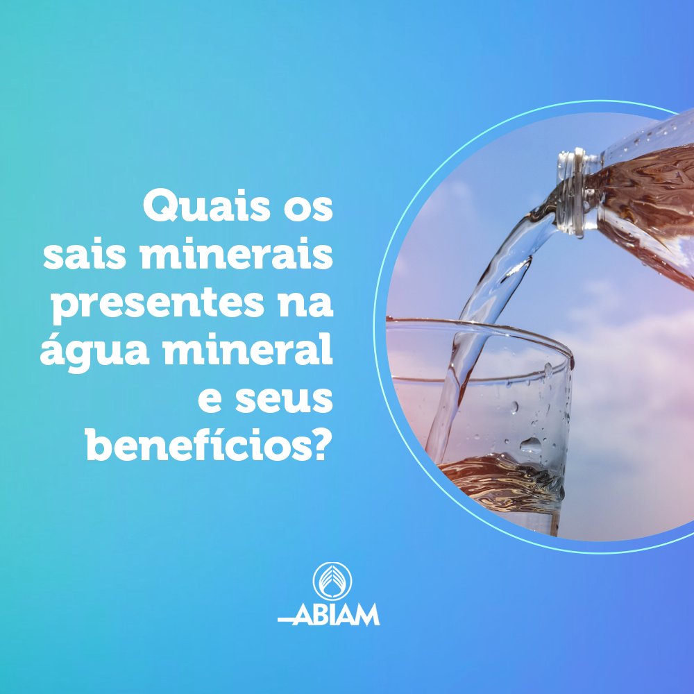 abiamorg's tweet photo. Os sais minerais são indispensáveis para manter a saúde e a imunidade do corpo. Por isso, consumir água mineral natural é uma forma de obter esses minerais fornecidos diretamente pela natureza. Saiba mais no site--->https://t.co/zUnYYjU5tP https://t.co/lSNGX7brYE