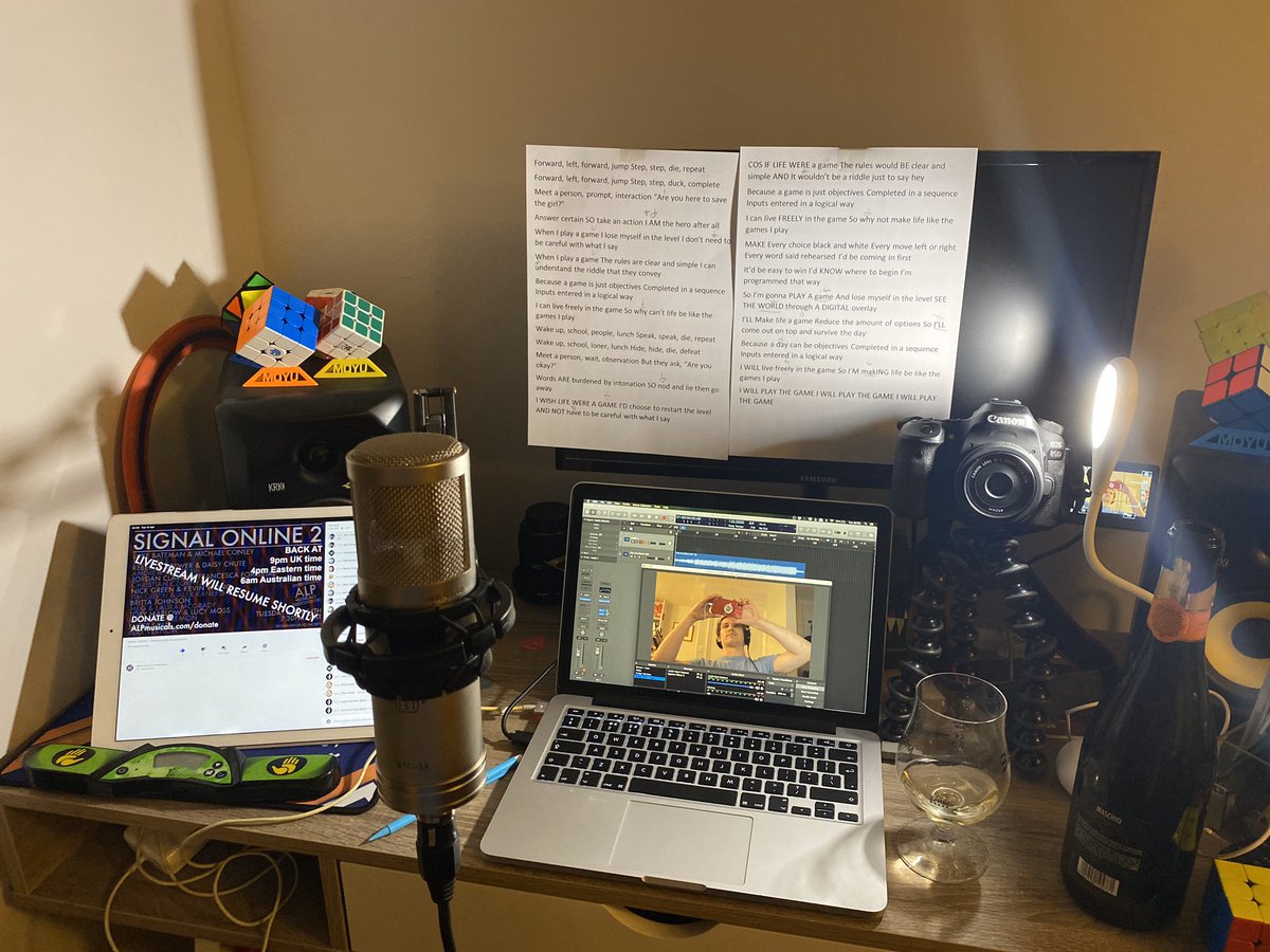 Got our set up good and proper