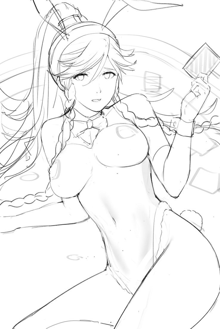 Reverse bunnysuit Olivia WIP 