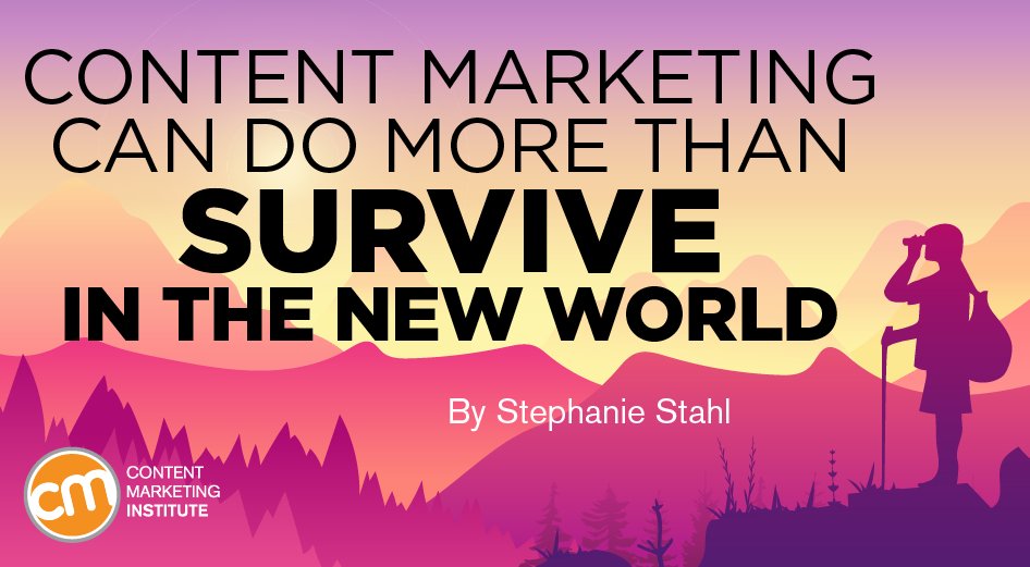 Content marketing is in a good position to weather these challenging times. contentmarketinginstitute.com/2020/04/conten…