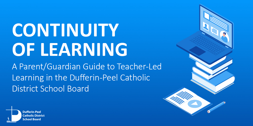 DPCDSBSchools's tweet photo. We've updated our Parent/Guardian Guide to Teacher-Led Learning in #DPCDSB: ➡️ https://t.co/ahUXoVkFeq

This guide includes info on the items below and more:
➡Times/Areas of Curricular Focus
➡ Assessment &amp; Evaluation
➡ Graduating students
➡ Support for Students https://t.co/vw8RgQl73D