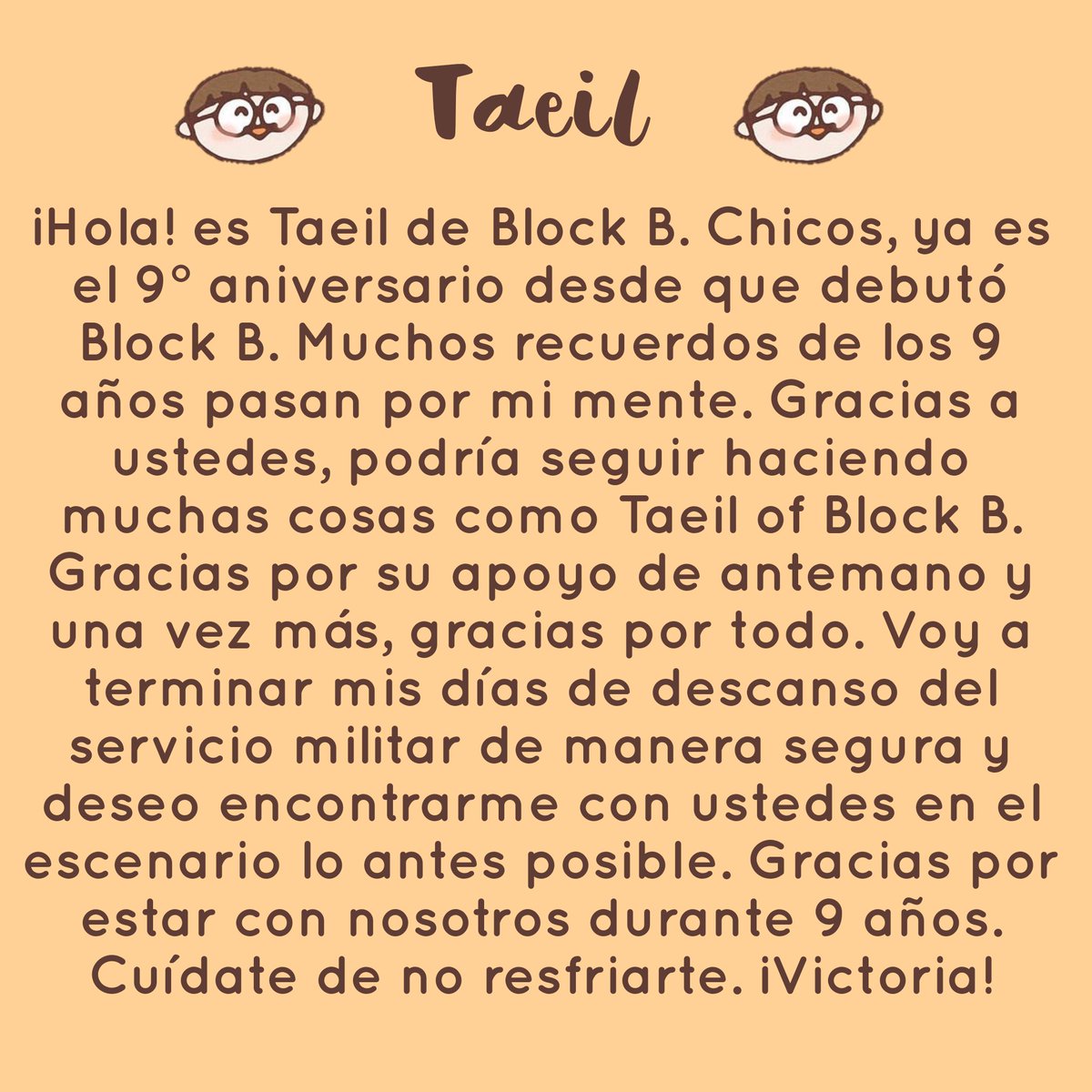 Halobbcmexico 9yearswithblockb Mensajes De Block B Para c Por Su 9 Aniversario Desde Su Debut T Co Xtwwtqu3aw Blockb 블락비 Blockb Official Halo c Mexico T Co Sx7ro3aqk7