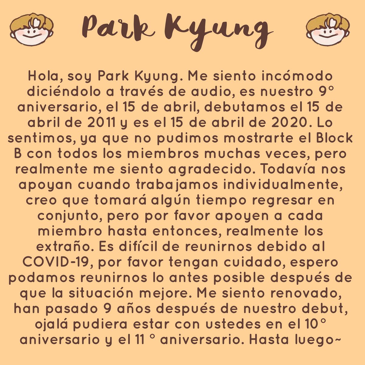 Halobbcmexico 9yearswithblockb Mensajes De Block B Para c Por Su 9 Aniversario Desde Su Debut T Co Xtwwtqu3aw Blockb 블락비 Blockb Official Halo c Mexico T Co Sx7ro3aqk7