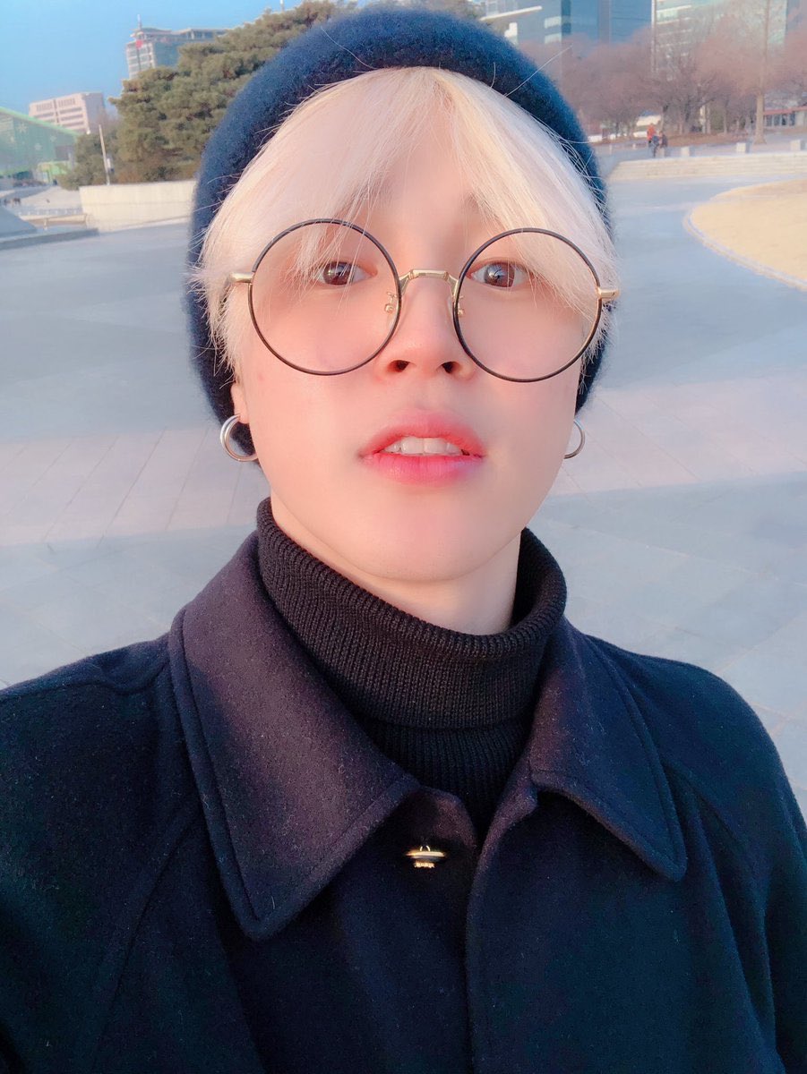 jimin wearing glasses; a necessarythread 