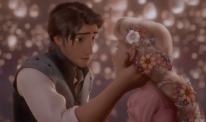 nic nevin & conrad hawkins (conic) as rapunzel & eugene — a thread;