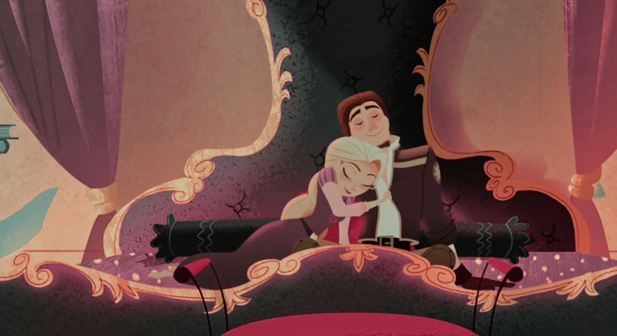 nic nevin & conrad hawkins (conic) as rapunzel & eugene — a thread;