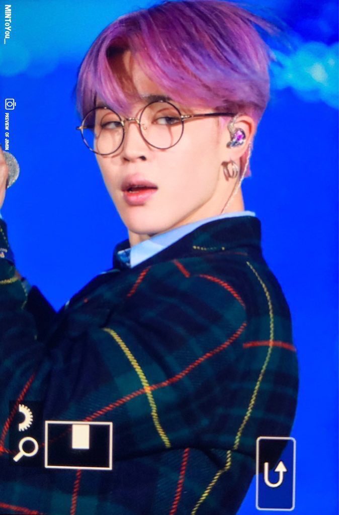 jimin wearing glasses; a necessarythread 