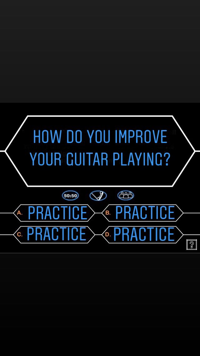 There’s no secret. You’ve just got to stick at it! #guitars