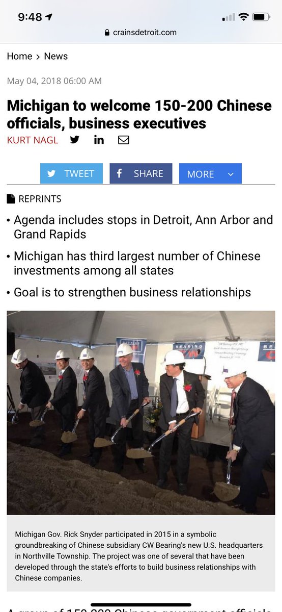  https://www.crainsdetroit.com/article/20180504/news/659856/michigan-to-welcome-150-200-chinese-officials-business-executives