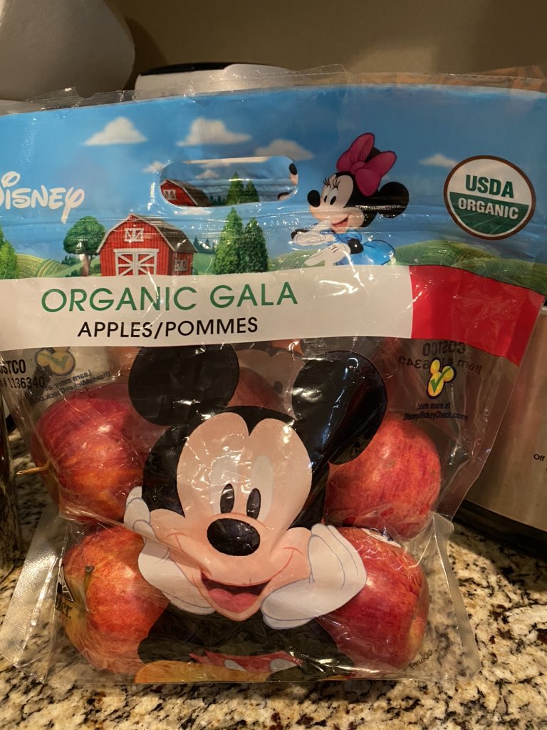 Denise at Mousesteps on Twitter: "Thank you Costco for my Mickey Mouse  apples… "