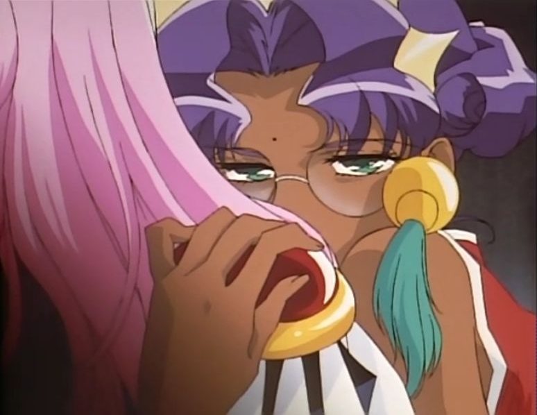 Anthy from Revolutionary Girl Utena I think...