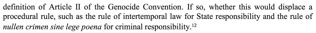 Since the scope of a peremptory norm is determined by moral facts, not social facts, it may *exceed* the scope of pre-existing positive legal norms, with dramatic consequences. 6/