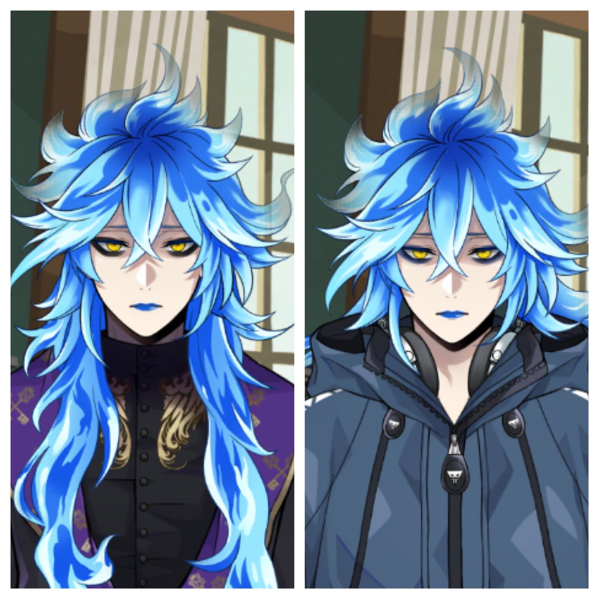 C子 E ほんと化粧に個性あって好き ハーツラビュルはみんな比較的細めラインでケイトパイセンのタレ目 ちょい強調がカッコイイしみんなかっこいい フロイドはタレ目だけど上まぶたの黒シャドウでそこまで強調させてない所が他の子と違って拘りを感じる