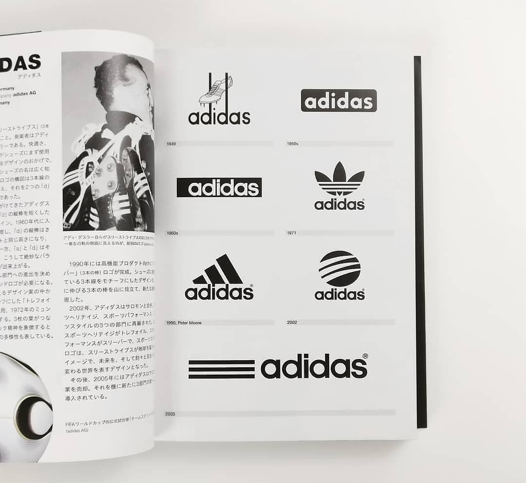 SammyVerde's tweet photo. #adidas logo evolution #design #branding https://t.co/XDO9VuXBJl