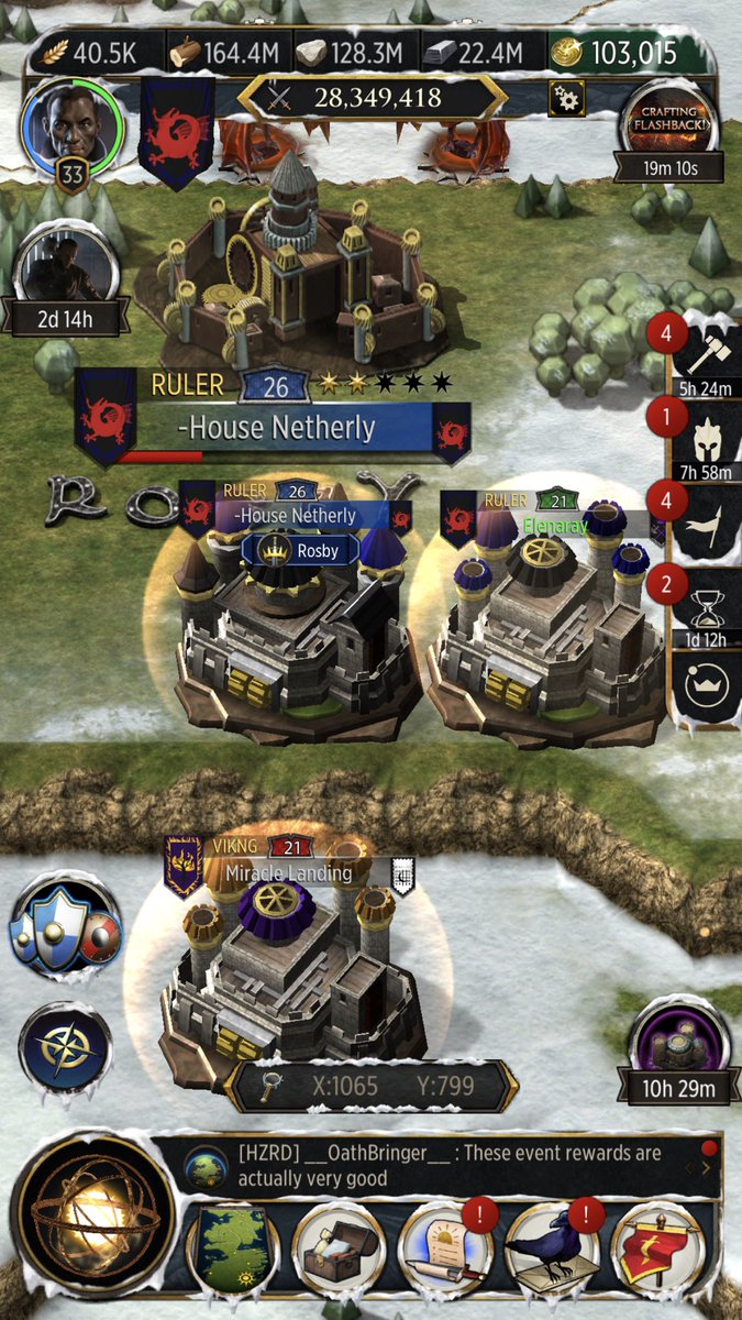 TheWDNPlayboy's tweet photo. -This go round in #GameOfThronesConquest is so much better than the 1st. 1 year since I returned to the game and founded #RULER alliance of dragons who are nothing to fuck with! 🔥🐉 #K1 then #K307 , #K404 , #K504 , #Beyond. #USA, #UK , #Germany #Canada #Australia #RULERFOREVER https://t.co/A4EQ4tgTxz