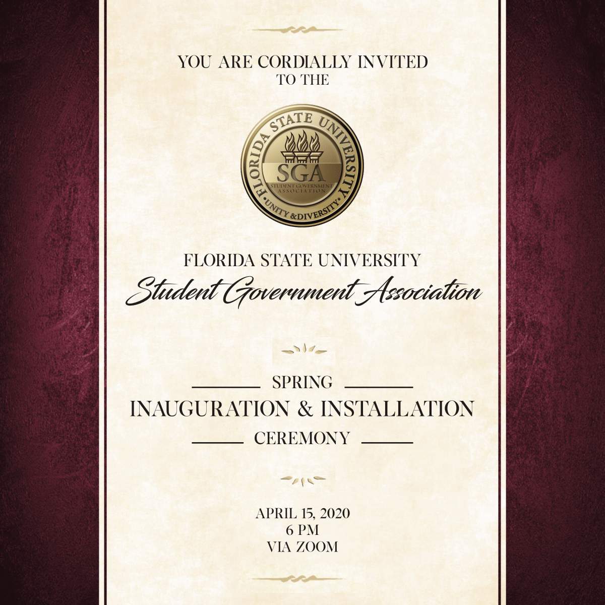 FSU SGA Senate tweet media