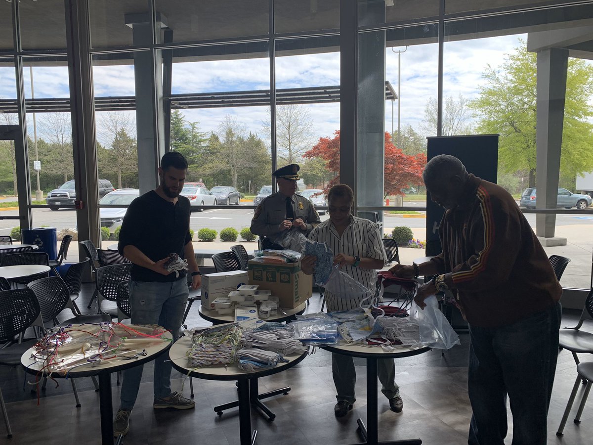 fairfaxcot's tweet photo. What amazing support!  Here are photos of some of the masks and supplies for the care packages preparing for shipment!  Thank you! https://t.co/zdsjiH3X3S