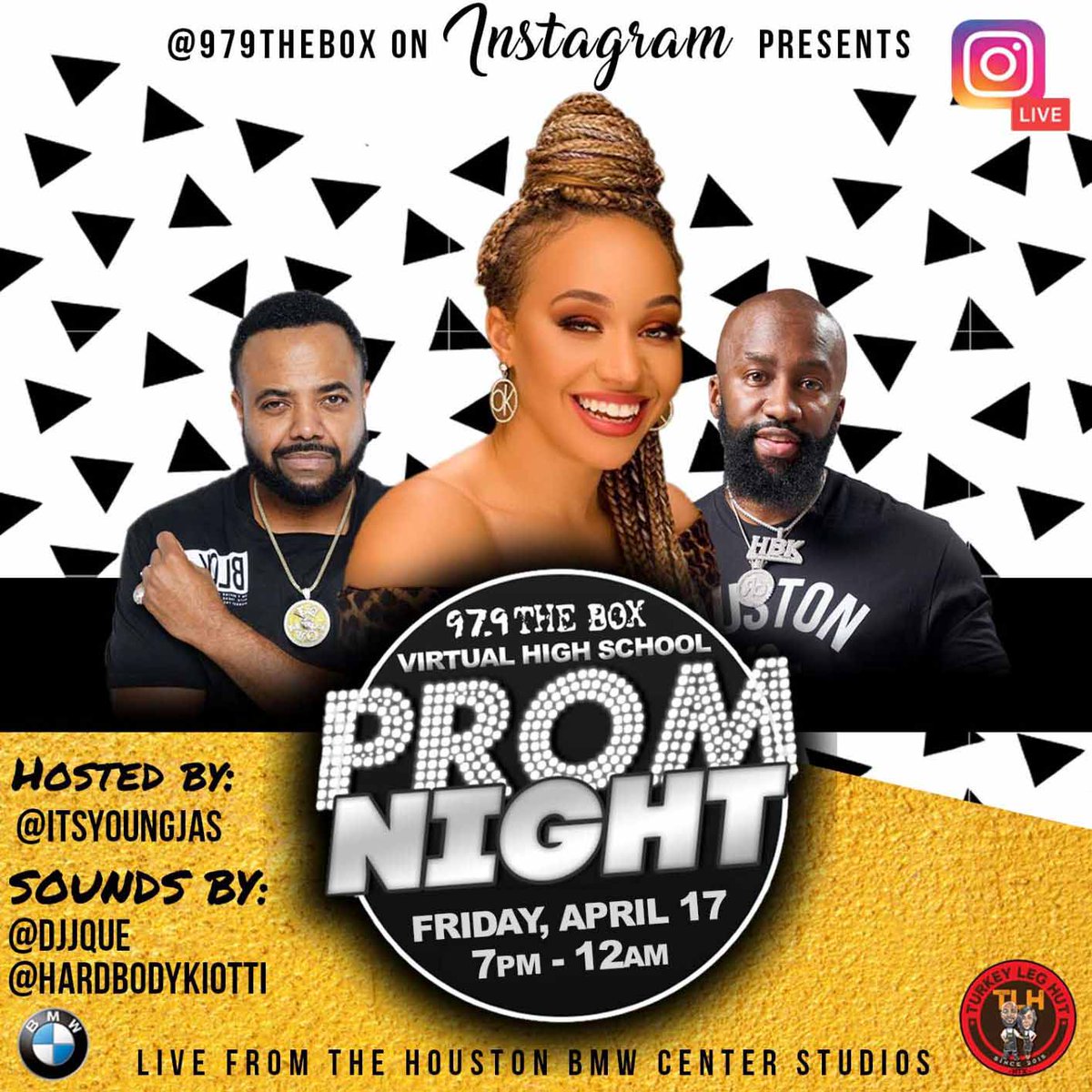 HoustonISD's tweet photo. ❗️ SAVE THE DATE for @979TheBox's VIRTUAL prom this Friday night starting at 7pm!
Don't forget about the Prom King and Queen contest! Dress to impress and show off your dance 🕺 moves on Instagram and use #979VirtualProm to win!
For more info, visit https://t.co/WFolqKdLI8 https://t.co/Aivtk4UtF3