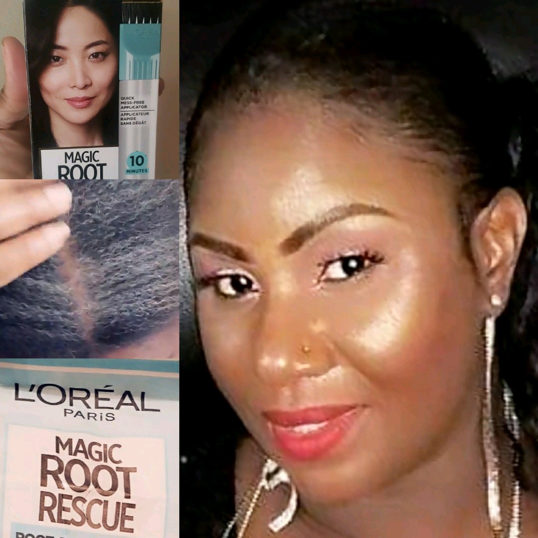 DavisDdiva's tweet photo. I was so excited when I  received this product @Influensterca 
for review 
WOW
This product is AMAZING works very well! It matched my hair color perfectly, I definitely recommend this product  L'Oreal Paris Magic Root
@lorealhair @Influenster #MagicRootRescue #complimentary https://t.co/pPoFD5bwWC