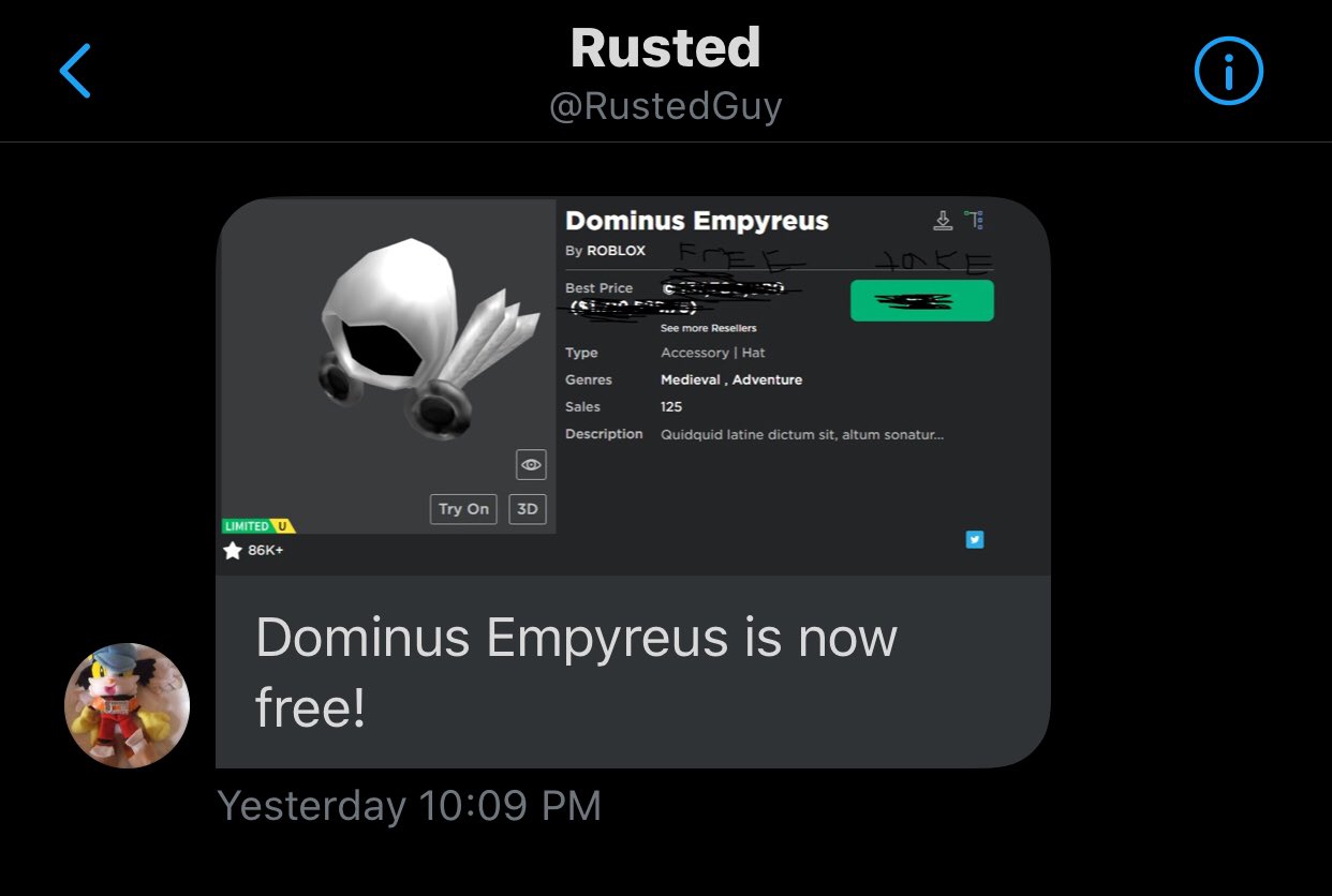 Roblox Dominus Frigidus Free