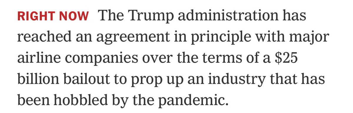guttermonkey's tweet image. This is what we call corporations over people #KingTrump just wants to bail out the oligarchy, not the people - pic courtesy of the @nytimes app