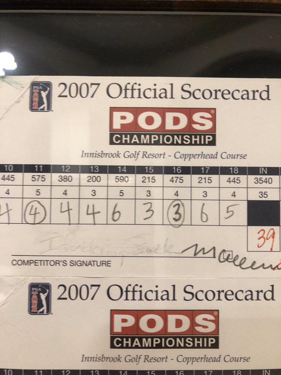 This is a look into what I have been dealing with the past 20 yrs. The first day of pods he told me to pack up everything and be ready to go as soon as he was done. If you look closely before he signed his name he wrote “I fucking suck”. He ended up winning that week