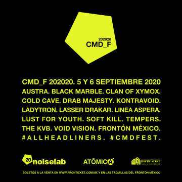 frontonmexicoce's tweet photo. El line-up del #CMD_Fest presentado por @noiselab 

¿A qué banda quieren ver? ¿Ya tienen sus boletos? https://t.co/NKb1wnnTq4