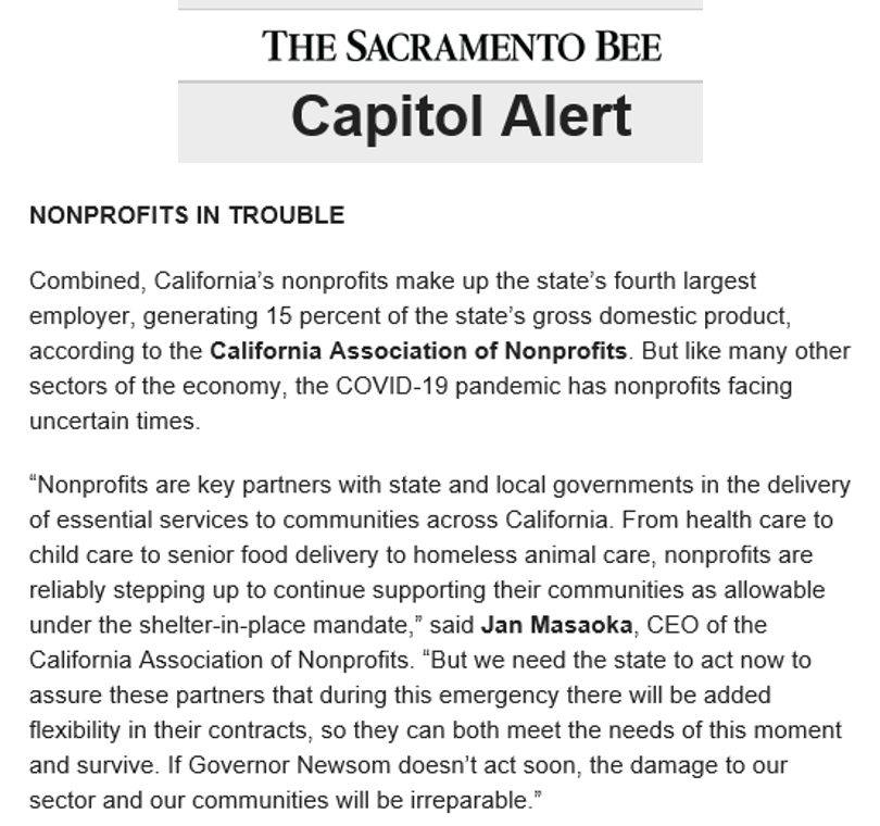 CalNonprofits tweet media