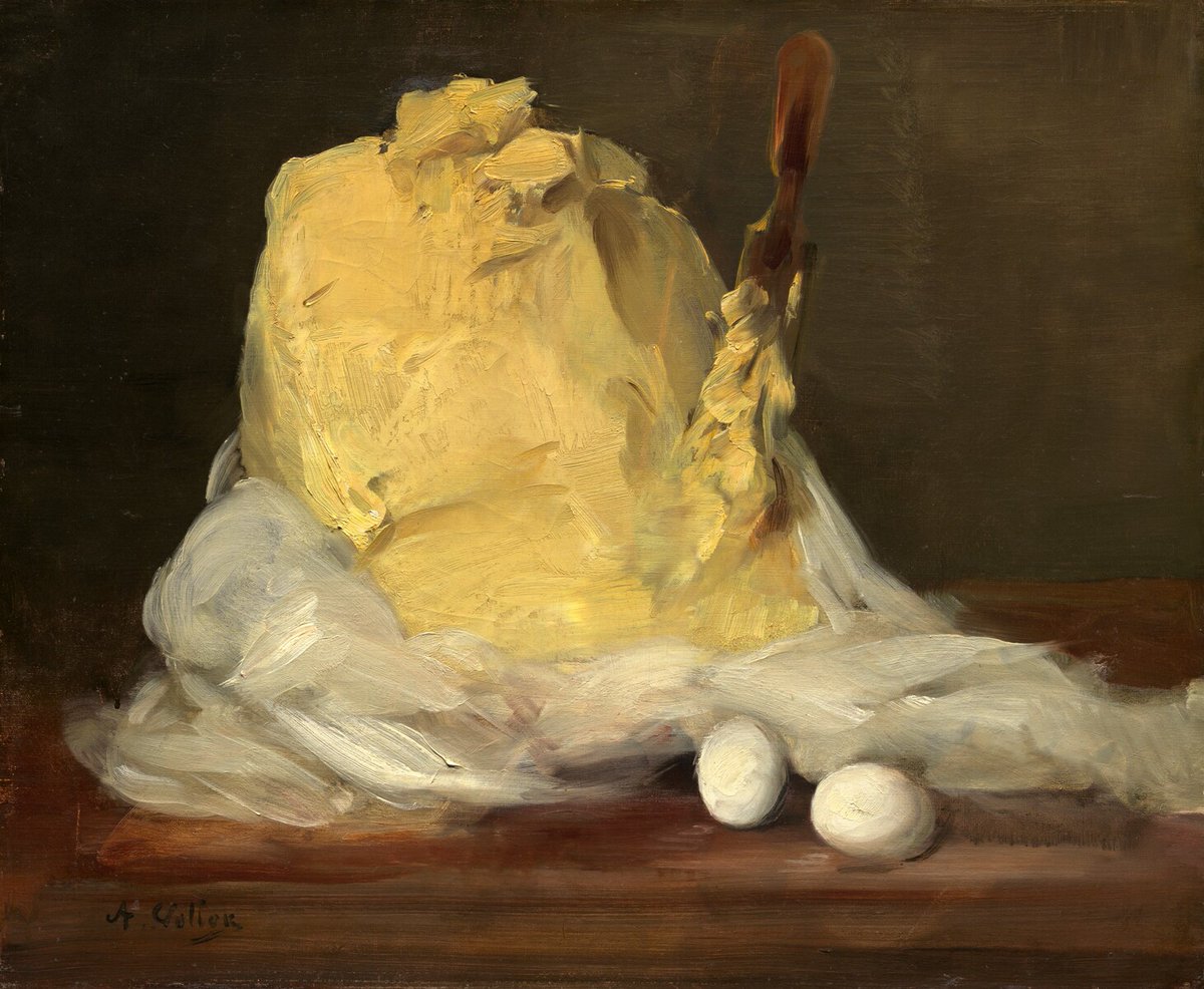 Harry took inspiration from one of the works that started our daily tours, Antoine Vollon’s “Mound of Butter” (1875/1885).