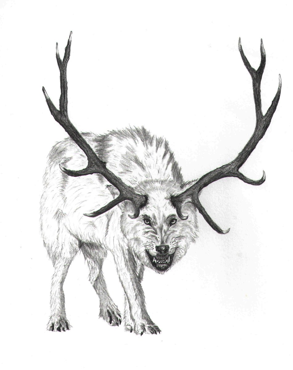 The 1st draft of The Dark Throne (book 4 &amp; the final book in the I Am Sleepless series) is complete. All I can say is this ending is EPIC! 

In celebration, here are some sketches for book 4. We have a pufferhorse, beamel (beavercamel), wolfstag, and a batmonkey. June release!