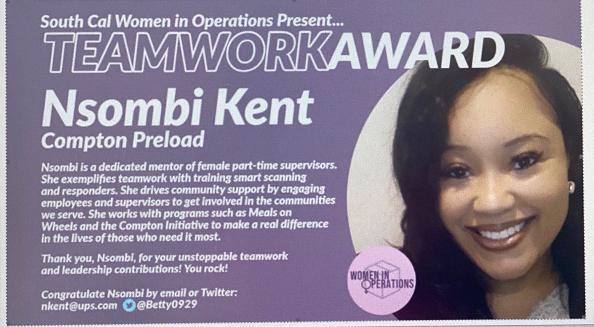 Thank you so much #weareups <a href="/divine2wincom/">Trina Norman</a> <a href="/jrindafernshaw/">Fern Shaw</a> @RayRoche7 <a href="/JimPere33003037/">Jim Perez</a>