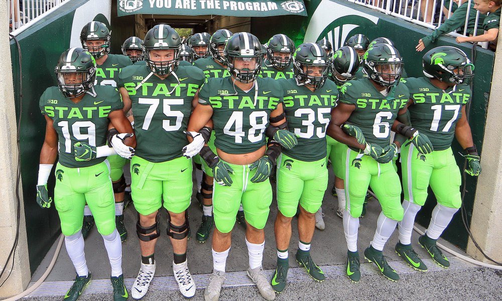 GrantBingham2's tweet photo. After having a great conversation with @CoachCKap I’m beyond blessed to receive my first power 5 offer from @MSU_Football  ‼️‼️🔋 https://t.co/JcVWVNUMer