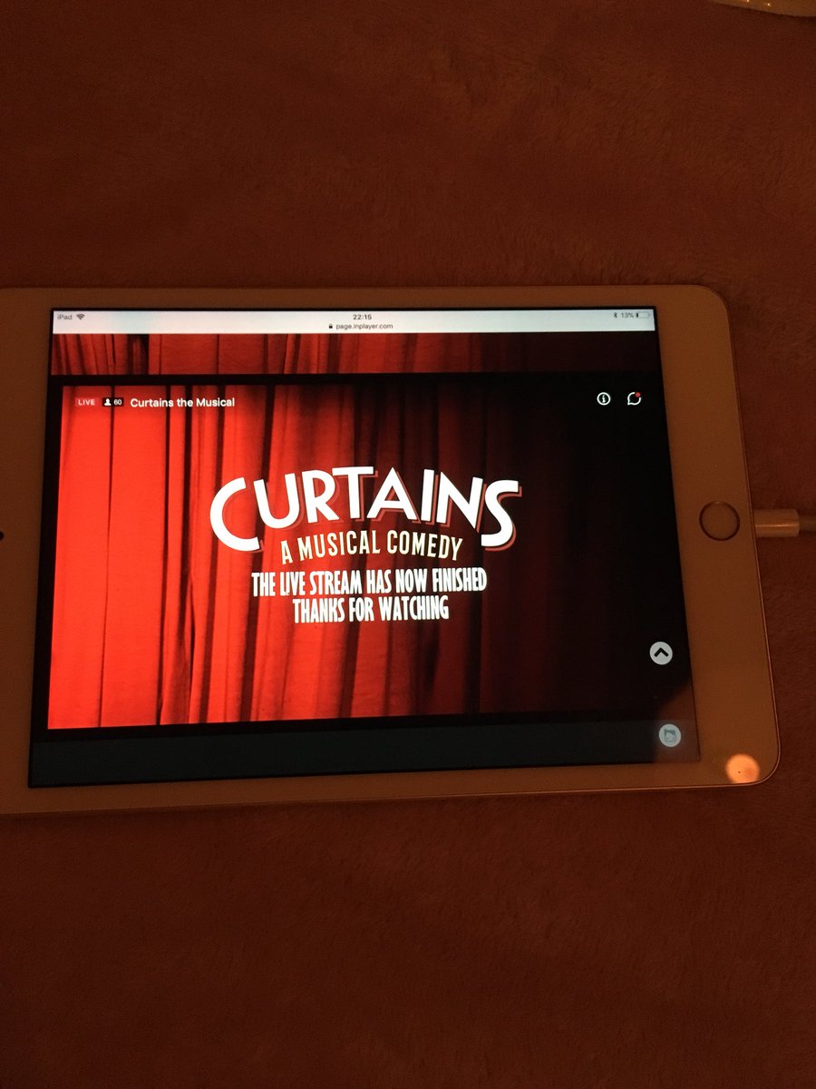 That was so good! What a fabulous show. Thank you <a href="/MusicalCurtains/">CurtainsTheMusicalUK</a>! ☺️🎭