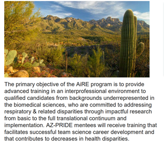 sai_sparthamd's tweet photo. https://t.co/7Iw9htvqGM APPLY NOW
Advanced Respiratory Research for Equity (AiRE)
Research Career Training Program. The AiRE program will provide advanced research career training in lung and sleep-related breathing disorders to those Underrepresented in Biomedical Research -UBRs https://t.co/GLbZu2jMBt
