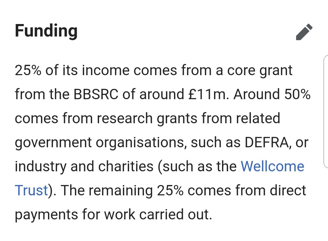  In addition to funding via the  #GatesFoundation et al, the  #PirbrightInstitute also receive 'Direct Payments' for work carried out!  #COVID19  #coronavirus  #vaccines