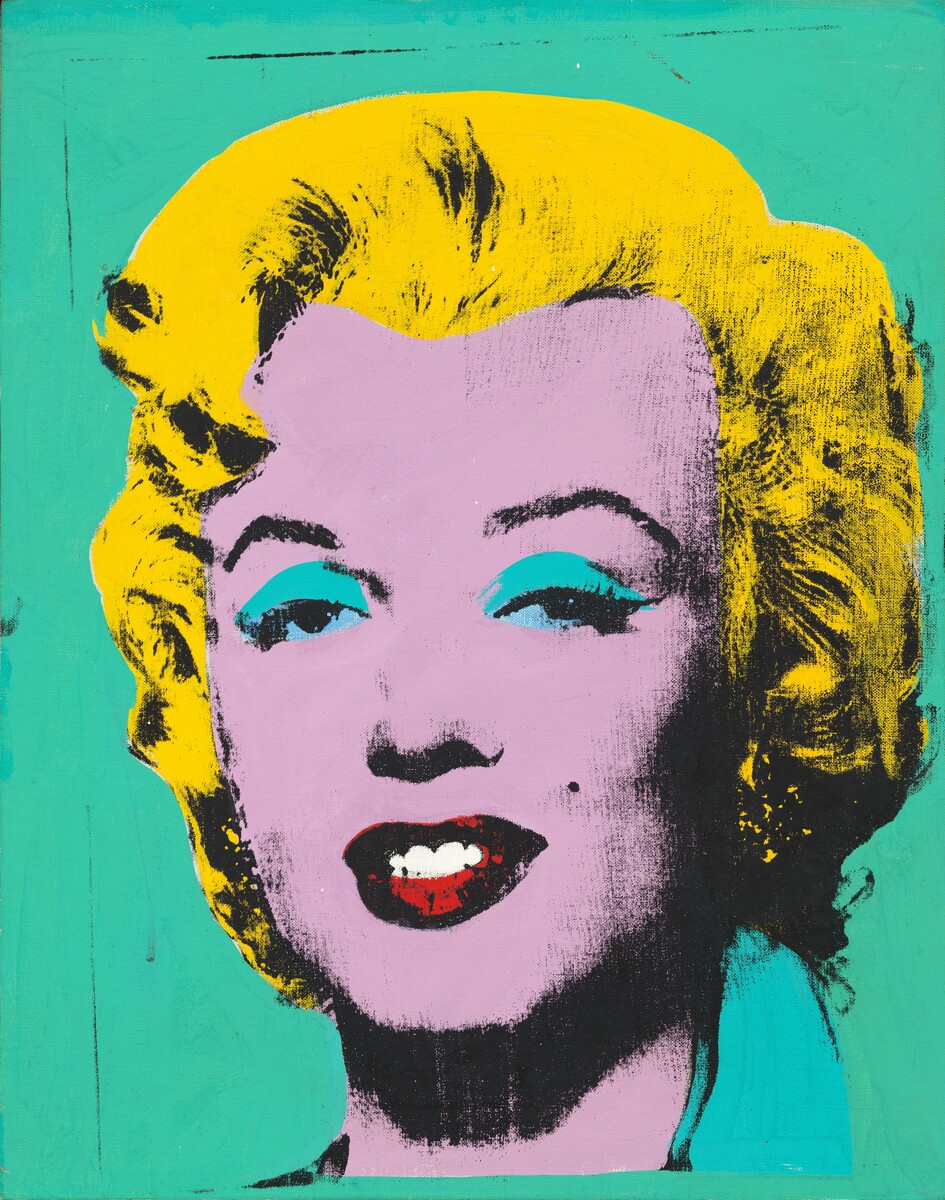 Emily, a museum educator at the Gallery, has done several recreations over on her “Portrait Personas” Instagram including Andy Warhol’s “Green Marilyn” (1962).
