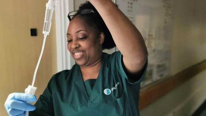 RIP NHS heroine Josiane Zauma Ebonja Ekoli. The 55 year old, from Leeds, was a mother of five. "It meant everything to her to be a nurse" said her daughter Naomie, reflecting on her mother's 30 years in nursing  #NHSheroes  https://www.itv.com/news/tyne-tees/2020-04-14/frontline-nhs-nurse-and-mother-of-five-remembered-as-covid-19-death-toll-rises/