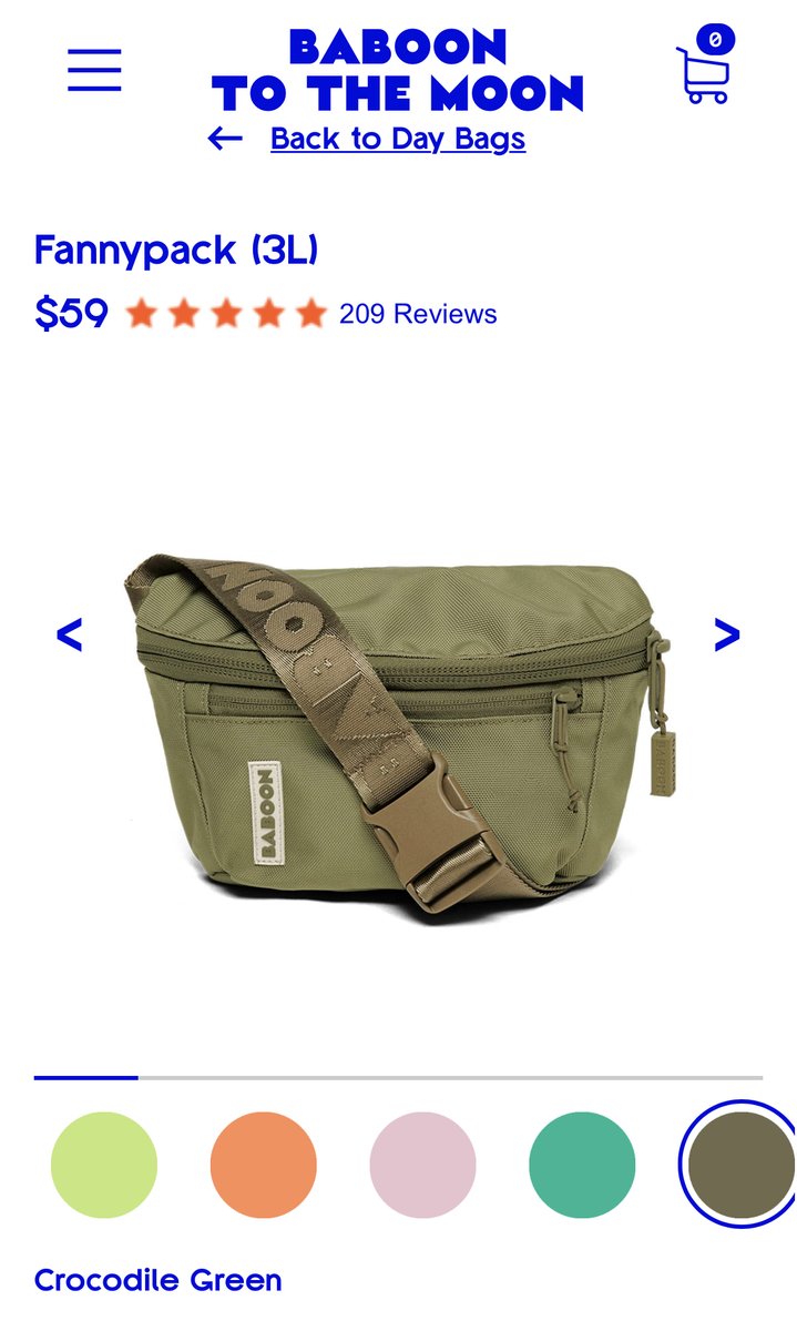 So yeah … I went back to their site, and I’m about to start rockin this @baboobtothemoon fanny pack around the house. It’s the ultimate isolation accessory.