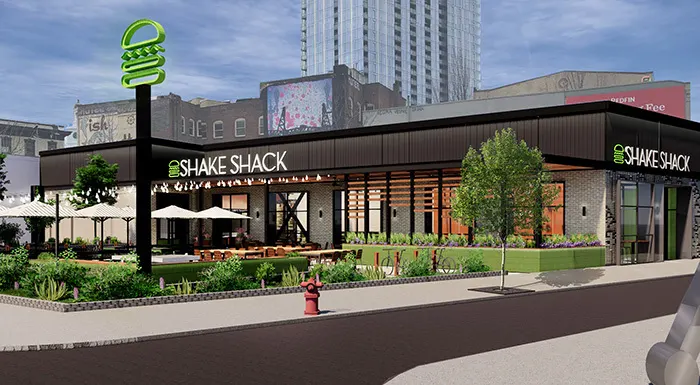 travelportland's tweet photo. BREAKING: Oregon’s First @ShakeShack Will Open in Downtown’s West End - https://t.co/TCskRoziOs (via @PoMoMagazine) #PDX #PDXeats https://t.co/gt9XT8PPzk