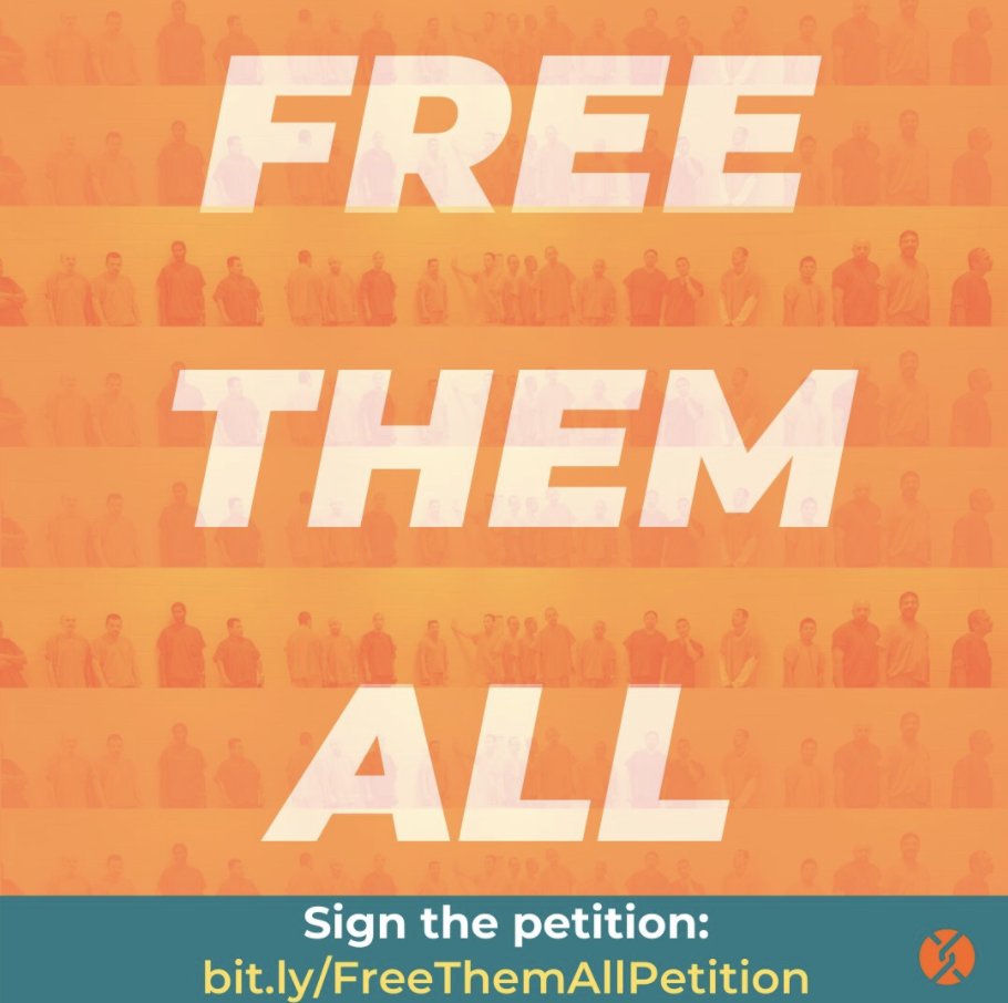 ImmigCoalition's tweet photo. Sign the @DetentionWatch @MoveOn petition to #FreeThemAll: https://t.co/7mT9bhuQUw. RT + share with your friends, families, and networks. #FreeThemAll #AbolishICE #MassReleaseNow #LiberenATodxs #ICEfuera #COVID19 https://t.co/FgH8dC97hG