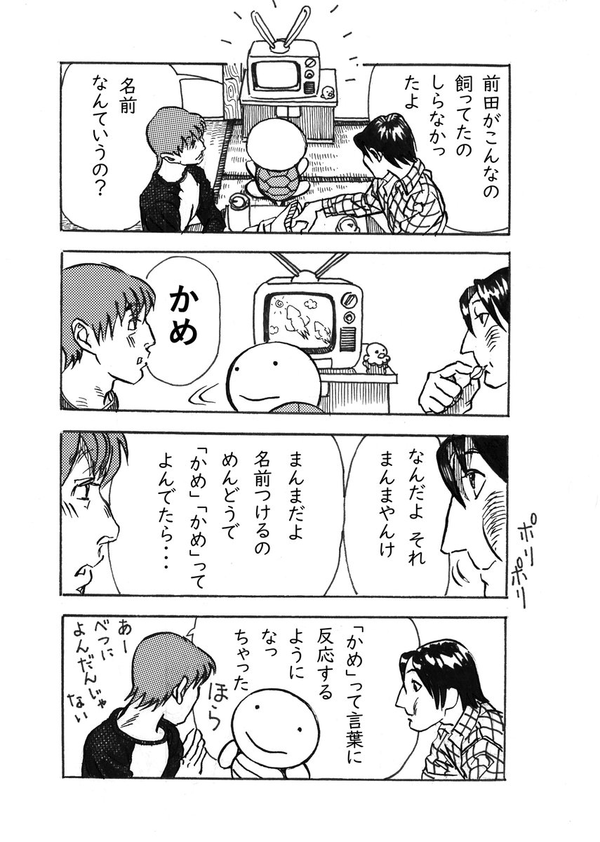 ながいさわこ A Twitter コロナウイルスのせいで家にこもる日々です 時間ができてしまいましたので 漫画を描きます かめリサイクル です かっこよく リメイク と言いたいところですが リサイクル の方が合っている気がするのです T Co